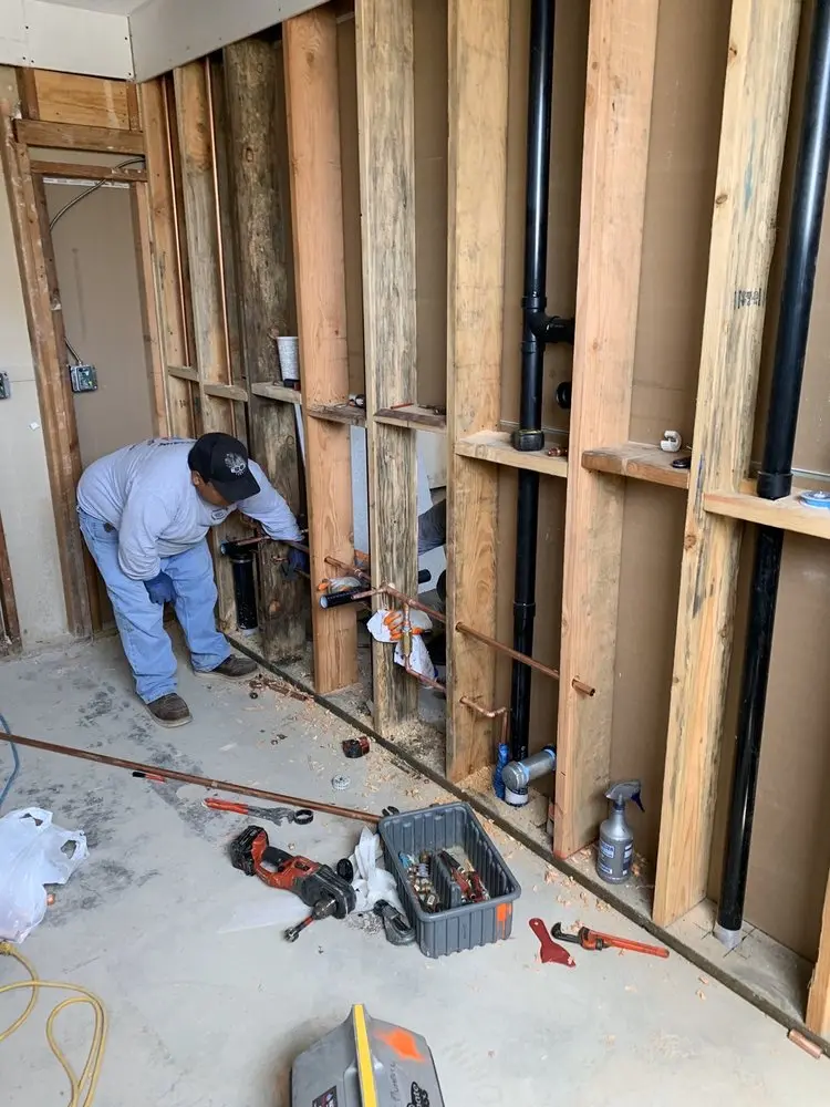 Commercial rough-in plumbing for Commercial Plumbing in Preble